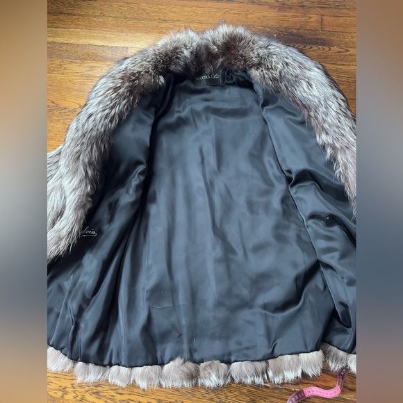 Frederick Gelb black silver fox fur coat - Picture 13 of 15